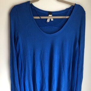 FreePeople “We the Free” Thermal Cobalt Blue Sz XS